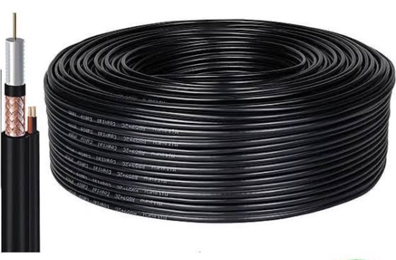Câble coaxial RG59 cctv 100m