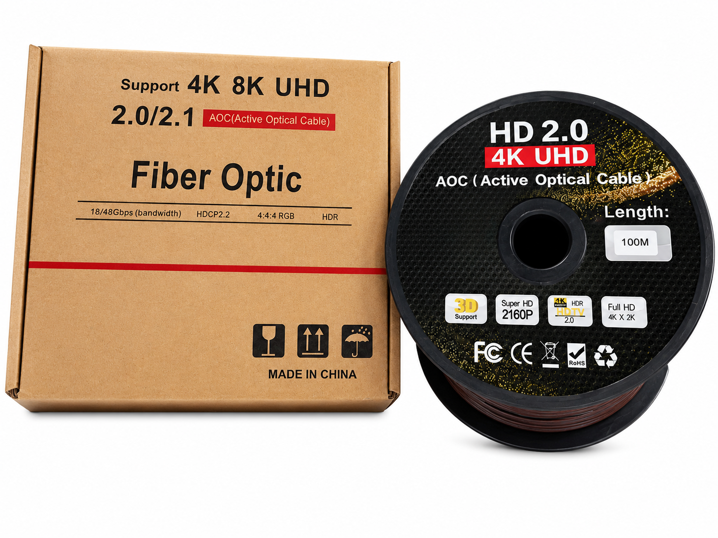 Câble HDMI pour fibre optique