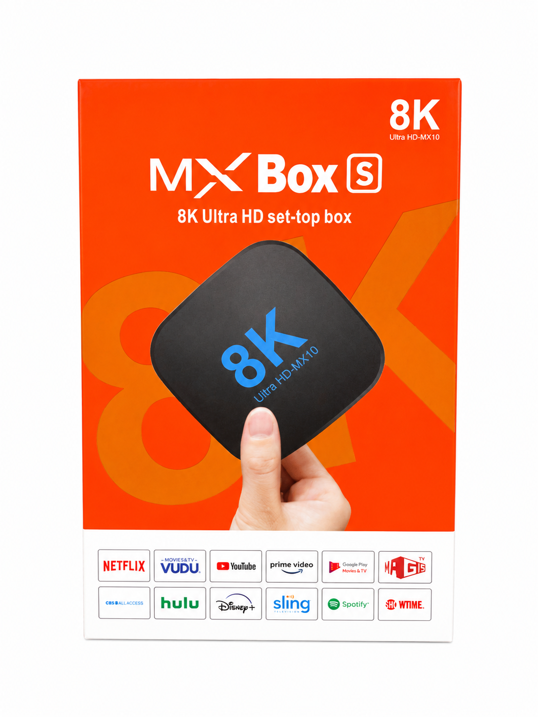 Tv box androïde MX10 8k