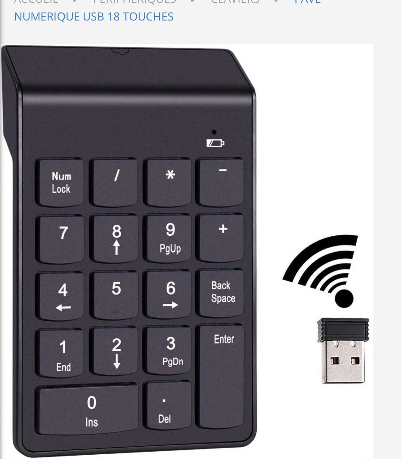 Mini pavé numérique