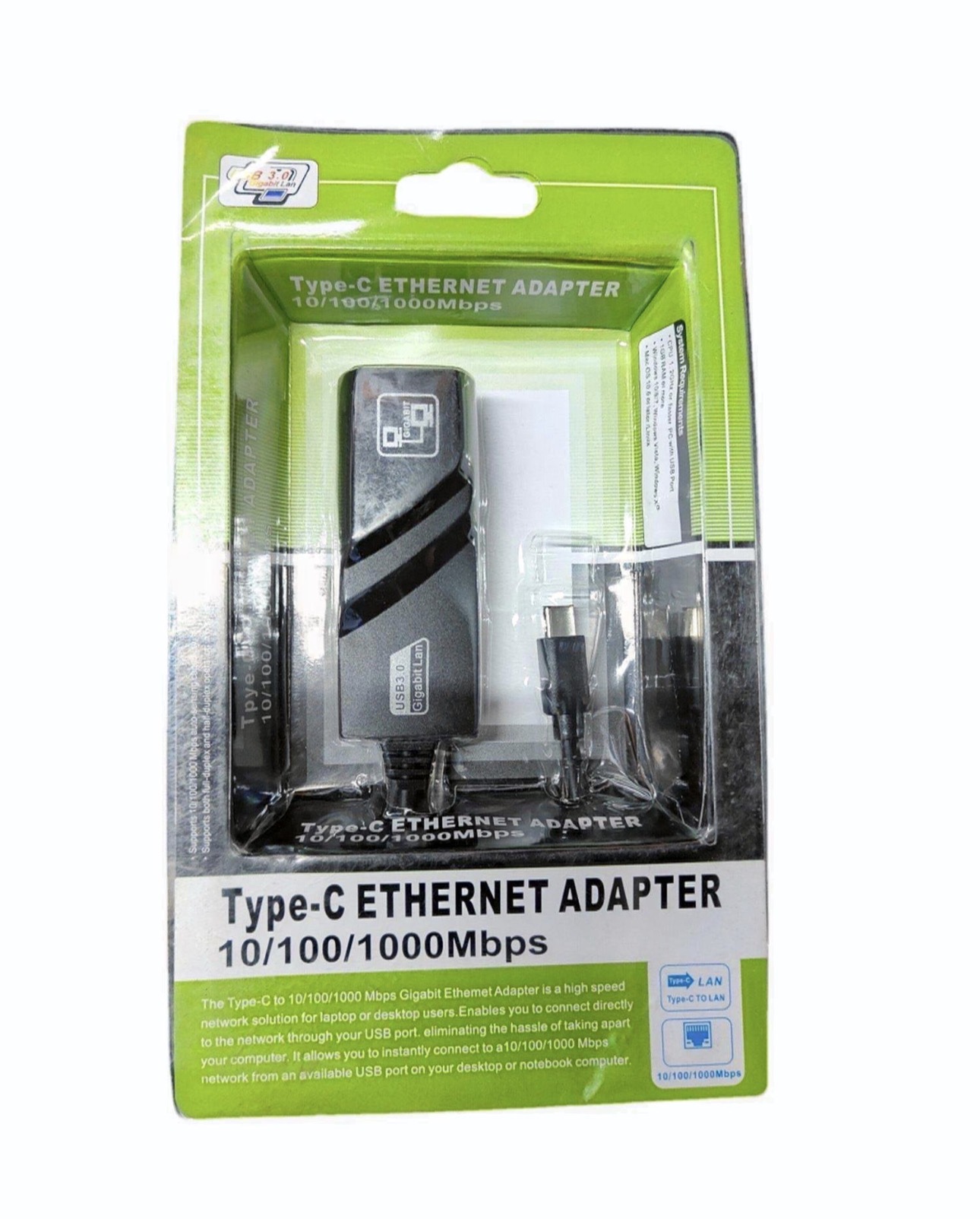 Convertisseur type-c >RJ45