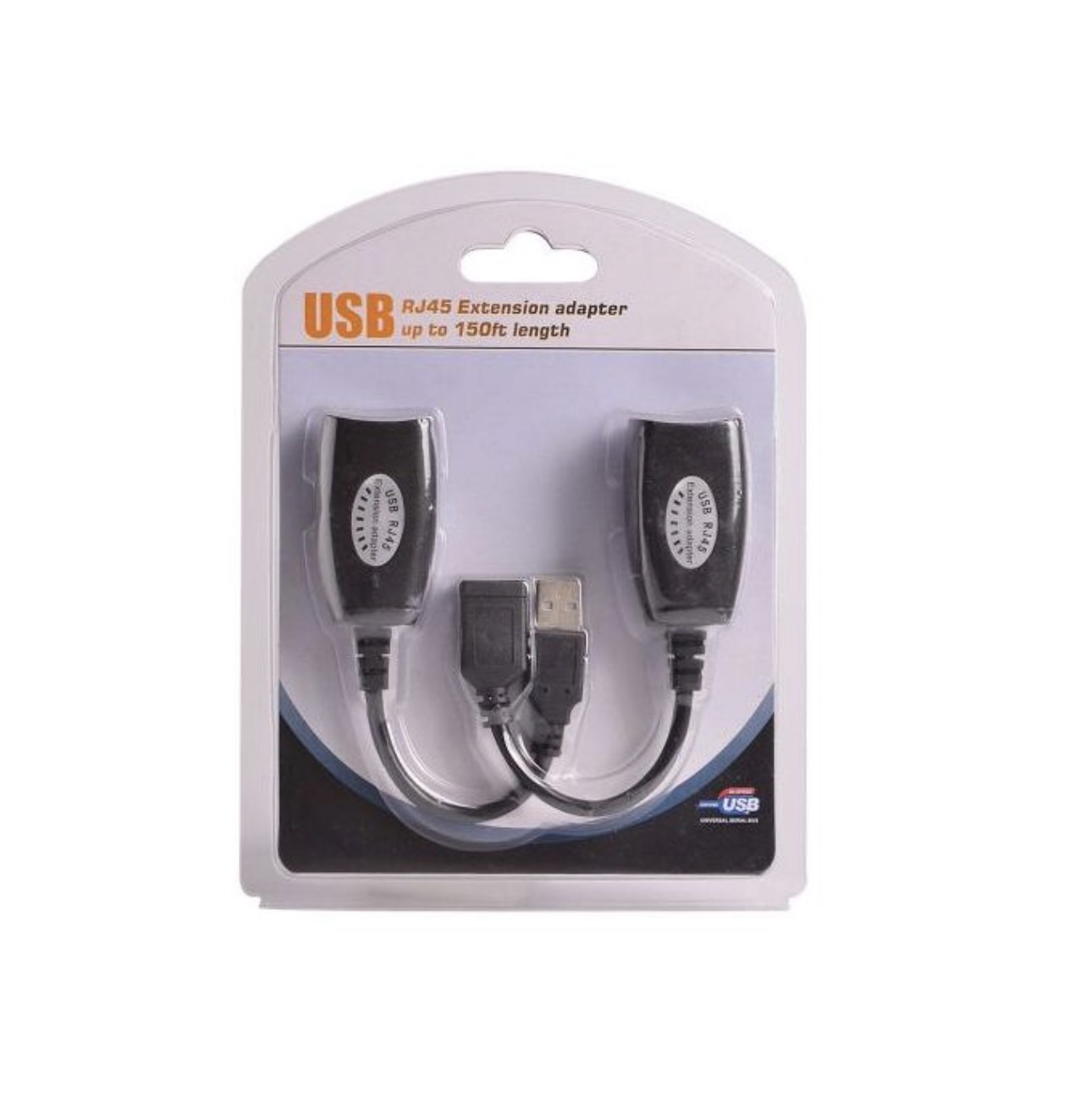 ADAPTATEUR EXTENSION USB RJ45 AVEC RECEVEUR ET ÉMETTEUR