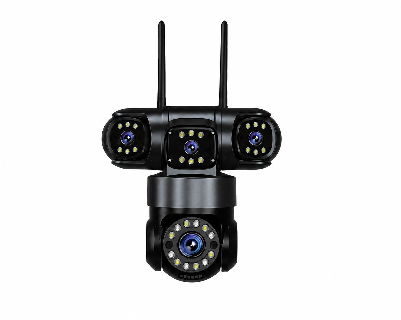Caméra wifi POE 4 Lens autonome