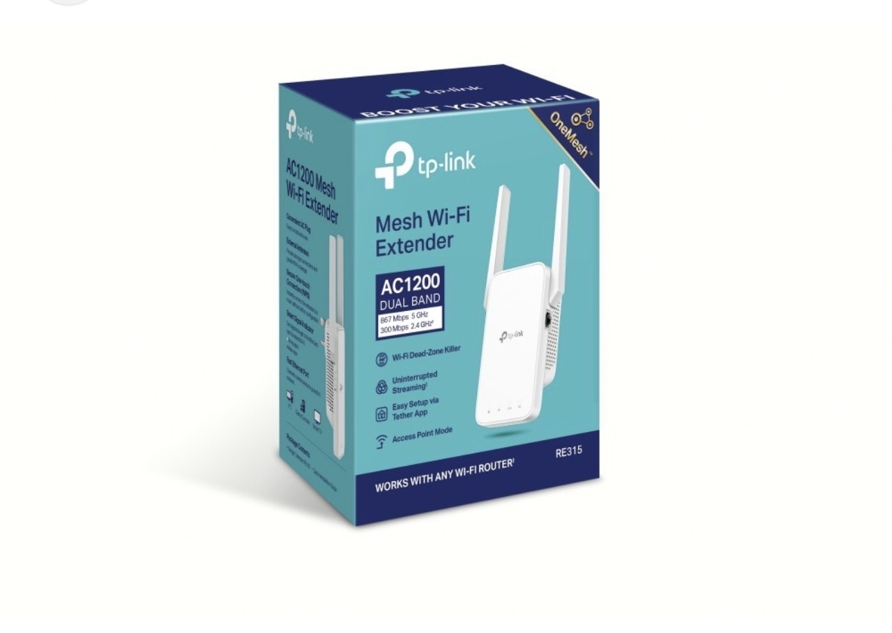 Mesh wifi extender tp Link AC 1200 dual band